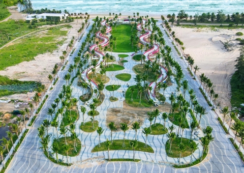 Gạch nghệ thuật ngoài trời Secoin tại Khu đô thị nghỉ dưỡng Thanh Long Bay - Bình Thuận